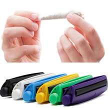 1PC Plastic Cigarette Roller 78mm Conical Manual Cigarette Filler - Black - View 4