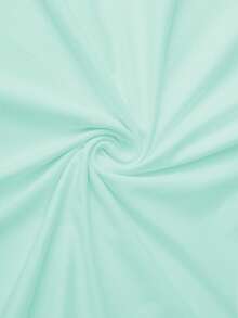 1pc Tween Girls Tropical Turtle Print Summer Short Sleeve T-Shirt, Young Student Beachwear - Mint Green - View 7