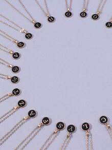 Fashionable A-Z 26 Letter Necklace, Exquisite Initial Name Clavicle Chain Necklace, Women's Fashion Jewelry Collar Gift, Great For Mother's Day