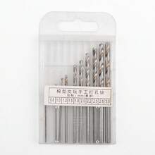 Conjunto de taladro de mano con alicate, taladro de mano manual con 600 ganchos ojo pequeños y 10 brocas de diferentes tamaños para llaveros, joyería, encantos de teléfono y manualidades DIY - Multicolor - Ver 15