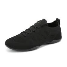Girls' Breathable Mesh Slip-On Aerobic Shoes, Sports Sneakers