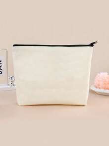 10 个装 DIY 空白布袋、绘画用布笔袋、化妆包、布袋、拉链、空白化妆包、旅行洗漱包、小号、22 X 17 厘米 - 彩色 - 查看 5