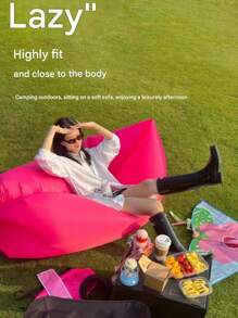 Neues tragbares aufblasbares Sofa Bett (in mehreren Farben erhältlich) Outdoor hängend Sofa/leichtes mobiles Sofa/undurchlässiges Camping Sofa | 3 Sekunden schnelle Aufblähung ohne Luftpumpe | 400 Kilo Tragfähigkeit Anti-Überschlag | amphibisch | für Innen- und Außenbereich geeignet | mit Aufbewahrungstasche | hautfreundliches Material | ideales Sofa für Garten, See, Strand, Camping, Picknicks und Musikfestivals