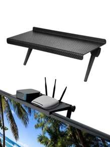 1 Pezzo Di Calda Supporto Di Stoccaggio Per Computer E Schermo TV, Supporto Per Router senza fili E Decoder, Senza Fori, Utensile Divino