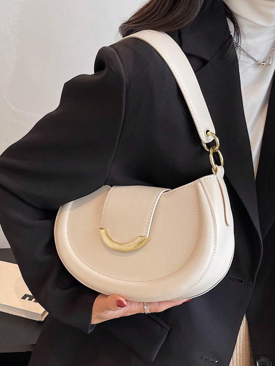 Bolsa feminina simples com alça de ombro