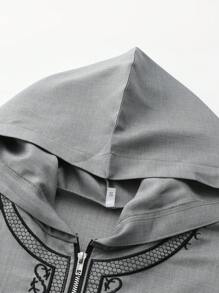 New Men's Loose Hooded Robe Luxury Men's Embroidered Long Sleeve Muslim Clothing Robe Middle East Juba Sobey Traditional Men's Robe