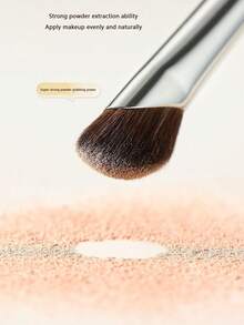 mulynsie 1 Pc Fan-Shaped Nose Shadow Brush, Sickle Shaped Eye Shadow Brush, Angled Small Fan-Shaped Highlight Shadow Mixing Brush, For Special Makeup Brush Tool For Nose Contour,Makeup,Cheap,Room Decor,Vanity,Travel,Bedroom,Makeup Accessories,Cheap,Stocking Stuffers,Makeup,Makeup Tools,Cheap Stuff,Gifts,Gifts For Women,Christmas Gifts