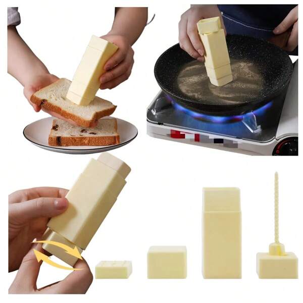 1 Stück Butter-Applikator für die Küche, senkrechter Butter-Applikator, Butter-Spender Aufbewahrungsbox