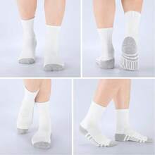 1/5/10/15/20 Pares de Meias Cano Alto Masculinas, Que Absorvem a Umidade, Resistentes a Odores, Respiráveis para Homens e Mulheres, Adequadas para Uso Diário, Corrida, Exercícios, Jogos com Bola, Ciclismo, Verão