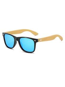 定制雕刻字母标语名称竹腿时尚眼镜，时尚休闲个性化眼镜套装，送给最好的朋友、母亲、女孩、伴娘、新娘的绝佳礼物 - 彩色 - 查看 9