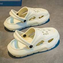 Unisex Hollow EVA Casual Couple Sandals, Beach Shoes - Rice Green - View 6