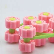 1 pieza de cono multiusos cómodo con forma de flor para rostro, herramientas de maquillaje de belleza facial para hombres y mujeres - Multicolor - Ver 3