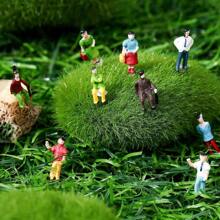 26pcs/46pcs/ 66pcs Random Transparent Capsule 3D Unique Cute And Interesting Character Statue Set Mini Character Statue Miniature Scene Character Model Perfect Prop For Micro Landscape, Unique Thanksgiving Christmas Gift