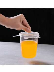 6pcs Silicone Stretch Lids, Food Bowl Covers, Reusable Food Saving Covers, Stretchable Multifunctional Fruit And Vegetable Fresh-Keeping Cover, Sealed Preservation Cover, Fruit Keeper, Storage Container, Reusable, Kitchen Accessories - Multicolor - View 8