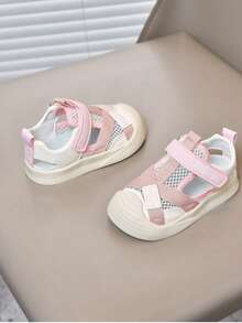 Kids Breathable Sports Shoes, Casual Sneakers For Boys And Girls, Lightweight Running Shoes, Summer - Pink - View 3