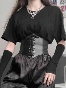 Women's Stylish Corset Waist Cincher Belt, Adjustable Size, Simple Elegant Design