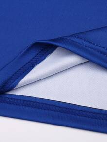 SURUIDA 2pcs Argentina Soccer Jersey Set For Teens And Kids, Including Shirt And Shorts, Casual Sports Style Suitable For Match, Training, And Stage Performance - 藍色 - 查看 4