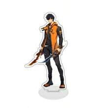 Figurine décorative en acrylique de Sung Jinwoo de l'anime Solo Leveling, plaque de présentation de bureau, produit lié au jeu, cadeau pour les amis, 15 cm