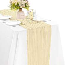 120-Inch (10ft/304.8cm) Purple Easter Cheese Cloth Bohemian Country Cheesecloth Tablecloth, Spring Decor For Weddings, Parties, Birthdays, Home - Multicolor - View 16