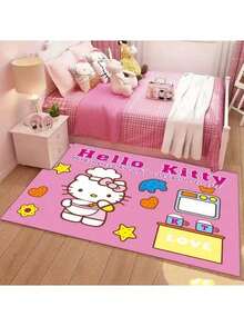 1 pezzo Tappetino da bagno a tema cartoni animati Sanrio Hello Kitty Melody, tappeto da bagno, tappetino da bagno morbido, tappetino da pavimento per vasca da bagno e lavandino. Tappeto con gatto cartoni animati, tappetino da pavimento morbido antiscivolo per uso domestico. Tappetino decorativo da camera da letto.