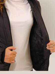 Women Winter Coats - màu đen - Xem 4