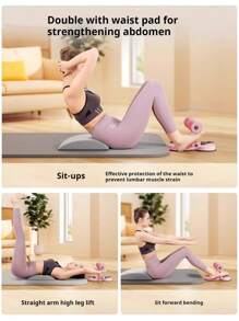Double Suction Cup Supine Auxiliary Pulling Device For Home Men's And Women's Indoor Fitness Equipment Gym Accessories