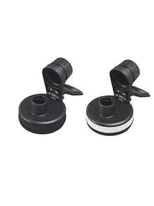 1 个替换盖，适合 12/16/18/22/32/40/64 盎司水瓶，2.28 英寸宽口，可重复使用的翻盖饮水盖，返校用品 - 彩色 - 查看 13