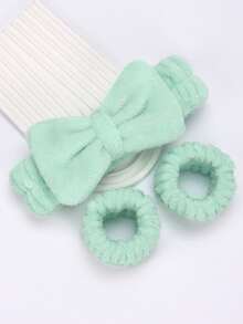 3 pezzi/Set Fascia per capelli e polso, adatta per il lavaggio del viso, l'applicazione e la rimozione del trucco, i viaggi, tutti i tipi di pelle, fascia per la cura della pelle, bellezza, prodotti per la cura della pelle, spa, cura di sé, strumenti per la cura della pelle, cura del viso, forniture per estetiste, pelle, detergente per il viso, trattamento viso