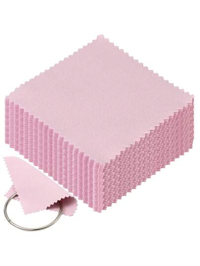 Jewelry Maintenance Wipe Silver Cloth, Polishing Cloth Double-Sided Velvet Wipe Silver Cloth