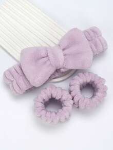 3 pezzi/Set Fascia per capelli e polso, adatta per il lavaggio del viso, l'applicazione e la rimozione del trucco, i viaggi, tutti i tipi di pelle, fascia per la cura della pelle, bellezza, prodotti per la cura della pelle, spa, cura di sé, strumenti per la cura della pelle, cura del viso, forniture per estetiste, pelle, detergente per il viso, trattamento viso