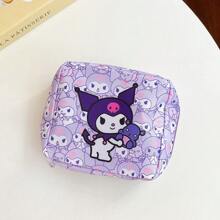 Sanrio 1 stuk schattige Oxford stoffen draagbare cosmetische tas met ritssluiting, opbergorganizer voor maandverband