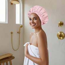Shower Caps - Pink & Beige - View 5