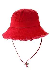 1pc Women's Drawstring Fur Edge Bucket Hat Soft Fabric Windproof Sunshade Outdoor Fashion Elegant Gift - Multicolor - View 10