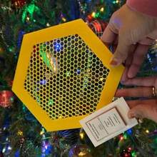 Isla flotante para abejas - Bebedero hexagonal para abejas, bandeja de acrílico para insectos, configuraciones de apicultura, atrayendo insectos, bebederos, copas de captura - Morado - Ver 6