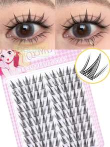 100 对/包卡通向日葵假睫毛，自然蓬松 & 100 对/包狐狸兔子风格松垮假睫毛，增强体积和自然外观，韩式 & 3 件小狗系列松垮假睫毛睫毛簇，睫毛簇，单根睫毛，睫毛，假睫毛