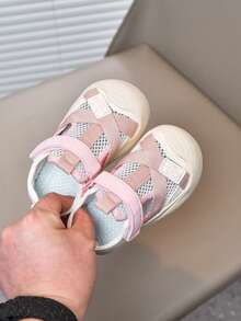 Kids Breathable Sports Shoes, Casual Sneakers For Boys And Girls, Lightweight Running Shoes, Summer - Pink - View 4