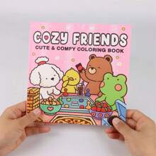 Nuevo libro para colorear con acuarela de la serie de monstruos para niños, para pintar y hacer grafitis, libro para colorear reforzado
