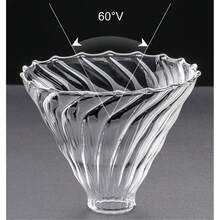 滴滤咖啡壶 - 20 盎司/600 毫升咖啡壶，带玻璃咖啡滴滤器，时尚优雅的二合一滴滤咖啡壶套装，适用于家庭或办公室，1-5 杯 - 彩色 - 查看 4