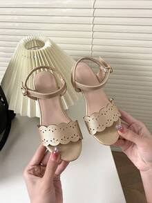 Classic & Fashionable Children Princess Heels, Simple & Practical Multifunctional - Gold - View 8