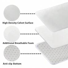 1pc Cute Otter Rowing Bath Mat, Warm Cartoon Design Floor Mat, Absorbent, Non-Slip Flannel Bathroom Rug, Suitable For Bathroom, Living Room, Bedroom, Kitchen, Shower Room, Home Decor Bathroom Kitchen Decor Kitchen Rug