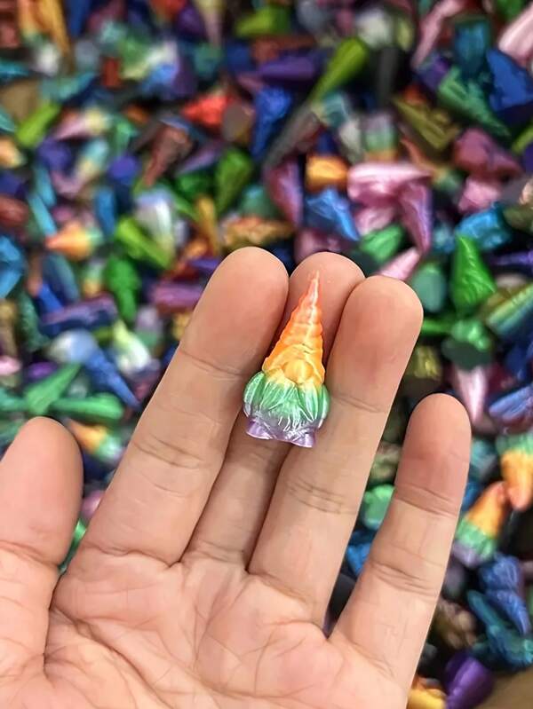 100 Piece Colorful Mini Dwarf Statue Set - Vivid 3D Printed Resin Statues Suitable For Garden And Home Decoration, Perfect For Office Desk Decoration, Indoor/Outdoor Use, Room Decoration, Pinata Filling, Birthday Gifts, Lawn Art Collection, Party Decoration, Kingdom Decoration, Hobbies, Action Figures, Garden Statues (2 Styles Mixed)