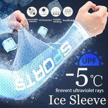 1 par de mangas de protección solar para deportes al aire libre para hombres y mujeres, guardias de brazo elásticos con protección UV de color degradado, mangas de enfriamiento para el brazo, adecuados para ocio al aire libre, golf, ciclismo, running, conducción, regalos.
