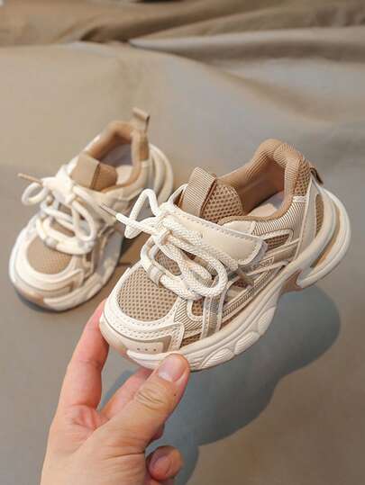 1 Pair Of Fashionable And Casual Baby Sports Shoes, Suitable For Both Boy And Girl To Wear Outdoor Running Shoes, The New Four Season Baby Sneakers, And The 2025 New Comfortable, Breathable, And Non Slip Shoes