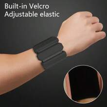 Detachable Wrist Weight For Women And Men, Adjustable Ankle Weight Wrist, Suitable For Home Gym Workouts, Yoga, Walking, Running, Dancing, Barry, Traveling, Wrist Weight, Women's Ankle Weight, Adjustable Wrist Weight Exercise, Home Gym Workouts, Running, Yoga, Training, Strength Training, A Set Of 2 (Each 1LB) Gym Accessories, Sport, Gym, Home Exercise, Gym Weights, Weights, Women's Weights