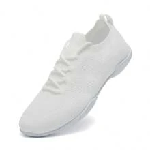 Girls' Breathable Mesh Aerobics Shoes, Slip-On Athletic Sports Sneakers