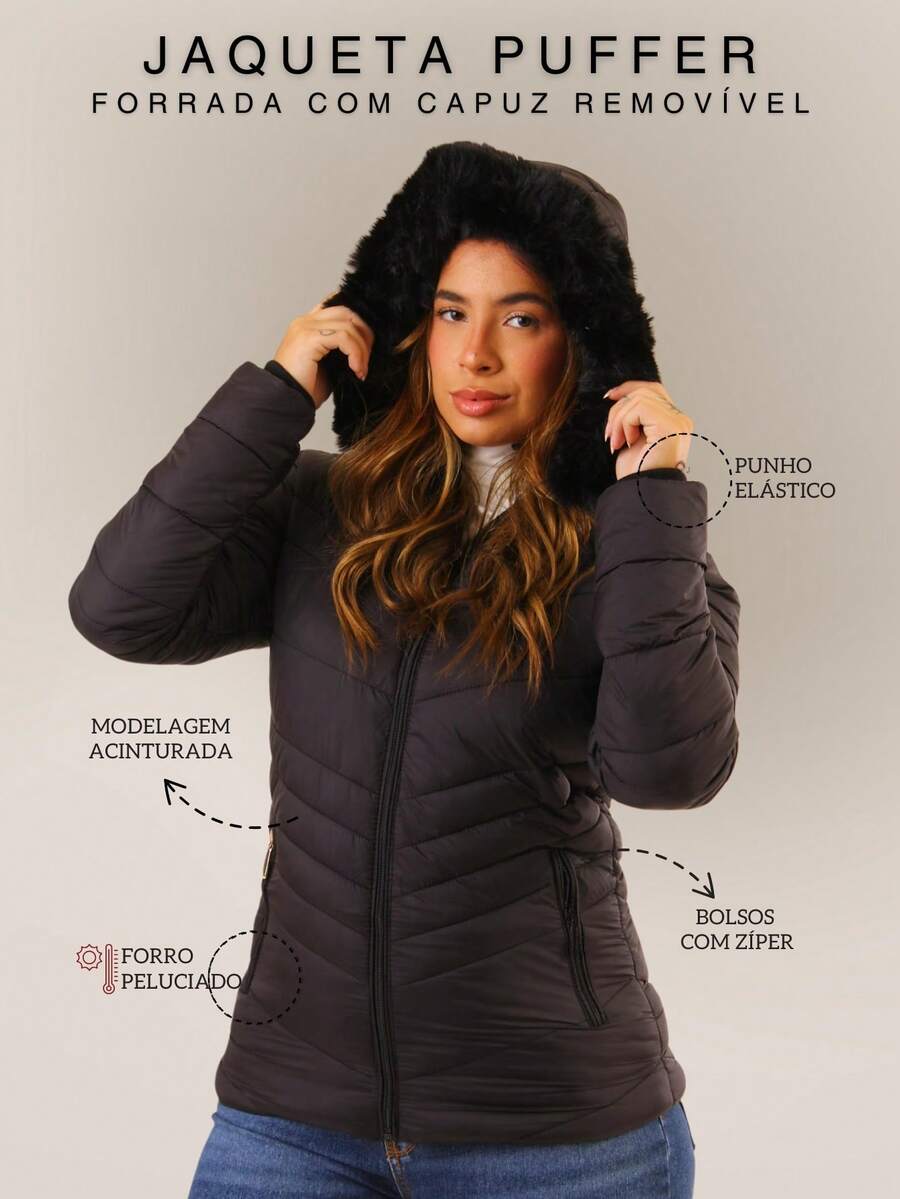 Women Winter Coats - màu đen - Xem 1