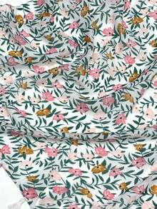 Elegant & Simple Scarf, Fashion Floral Print Lightweight Shawl, Chiffon Feel, Large Size, Suitable For Women In Spring/Summer, Bohemian Style For Beach/Sunscreen - Multicolor - View 10