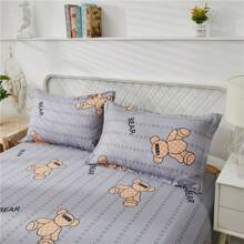 3pcs/Set Soft & Skin-Friendly Printed Bedding Set, Modern Rectangular Fashionable & Simple Style For Double Bed, Available In Multiple Sizes Suitable For Bedroom Home Use In All Seasons
