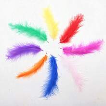10-15cm Fluffy Marabou Turkey Feather Decor Craft Feathers DIY Handmade Dreamcatcher Wedding Party Decoration 50pcs/Pack - JWR - View 5
