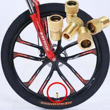 4pcs Bicycle Valve Adapter With Sealing Ring - Multicolor - View 4